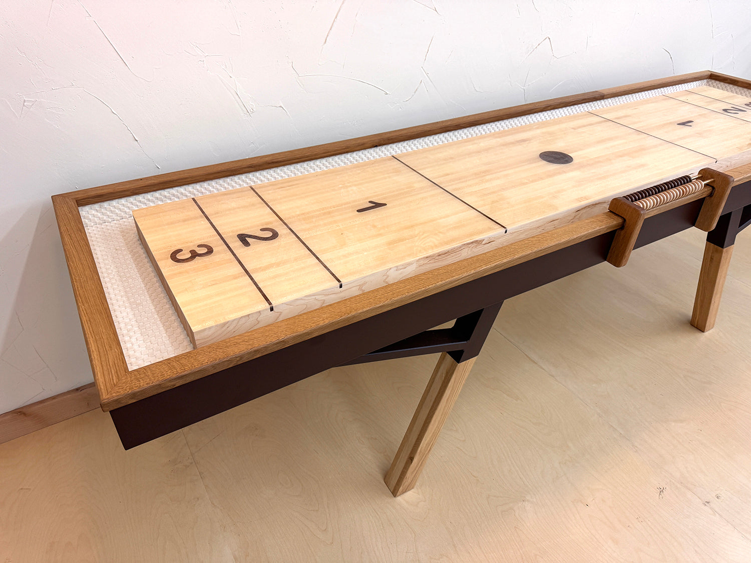 9' Oak Woolsey Shuffleboard Table-ON SALE