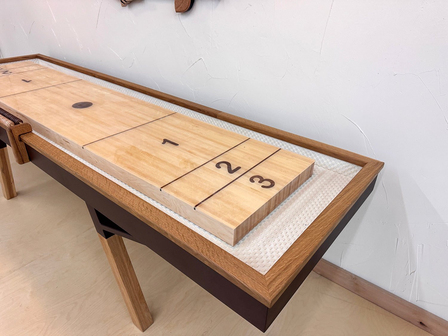 9' Oak Woolsey Shuffleboard Table-ON SALE