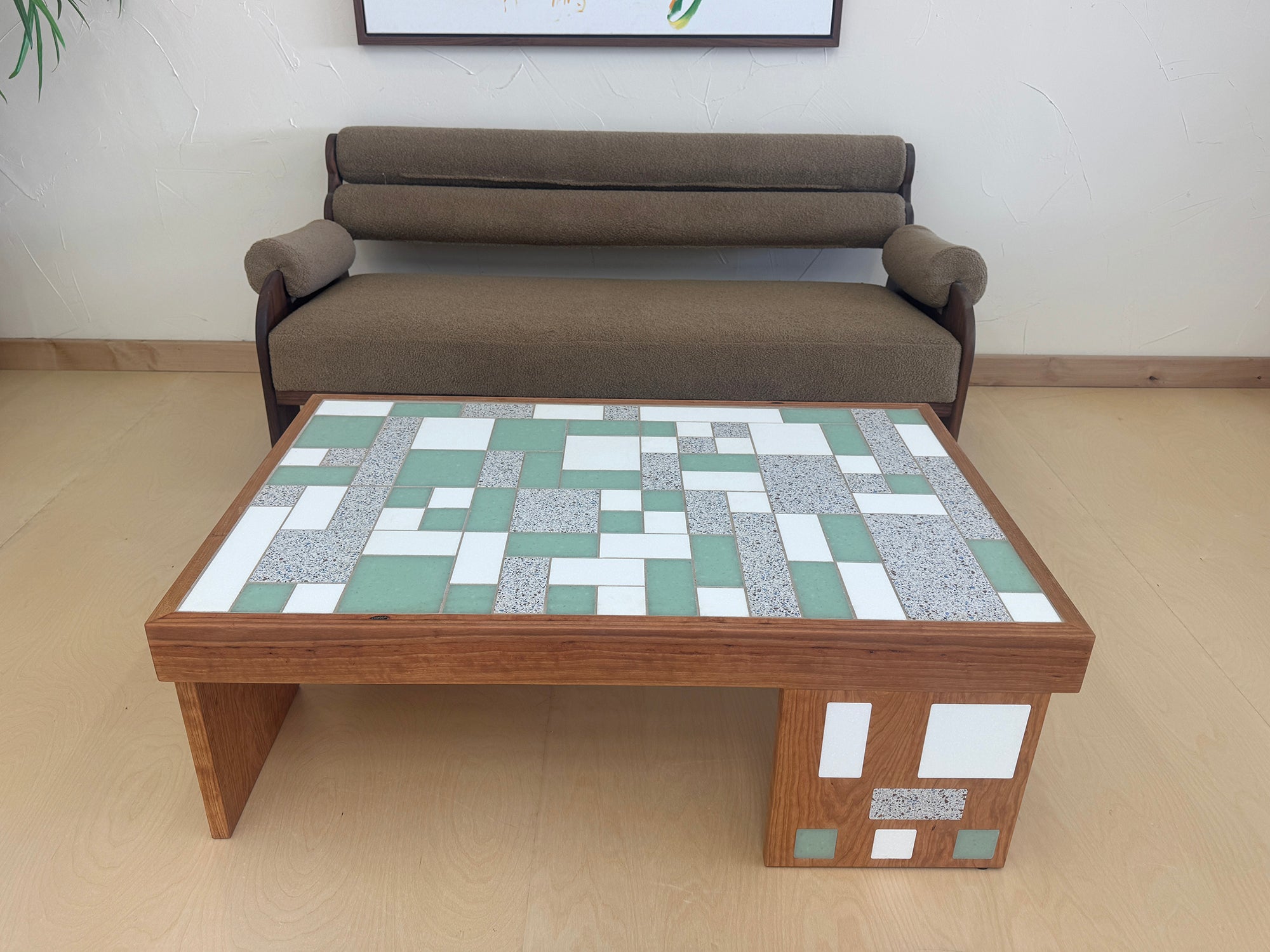 Sean's Cherry Tiled Coffee Table - ONE OFF