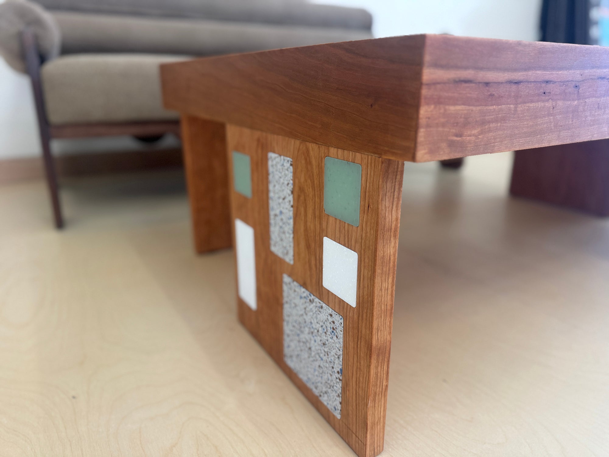 Sean's Cherry Tiled Coffee Table - ONE OFF