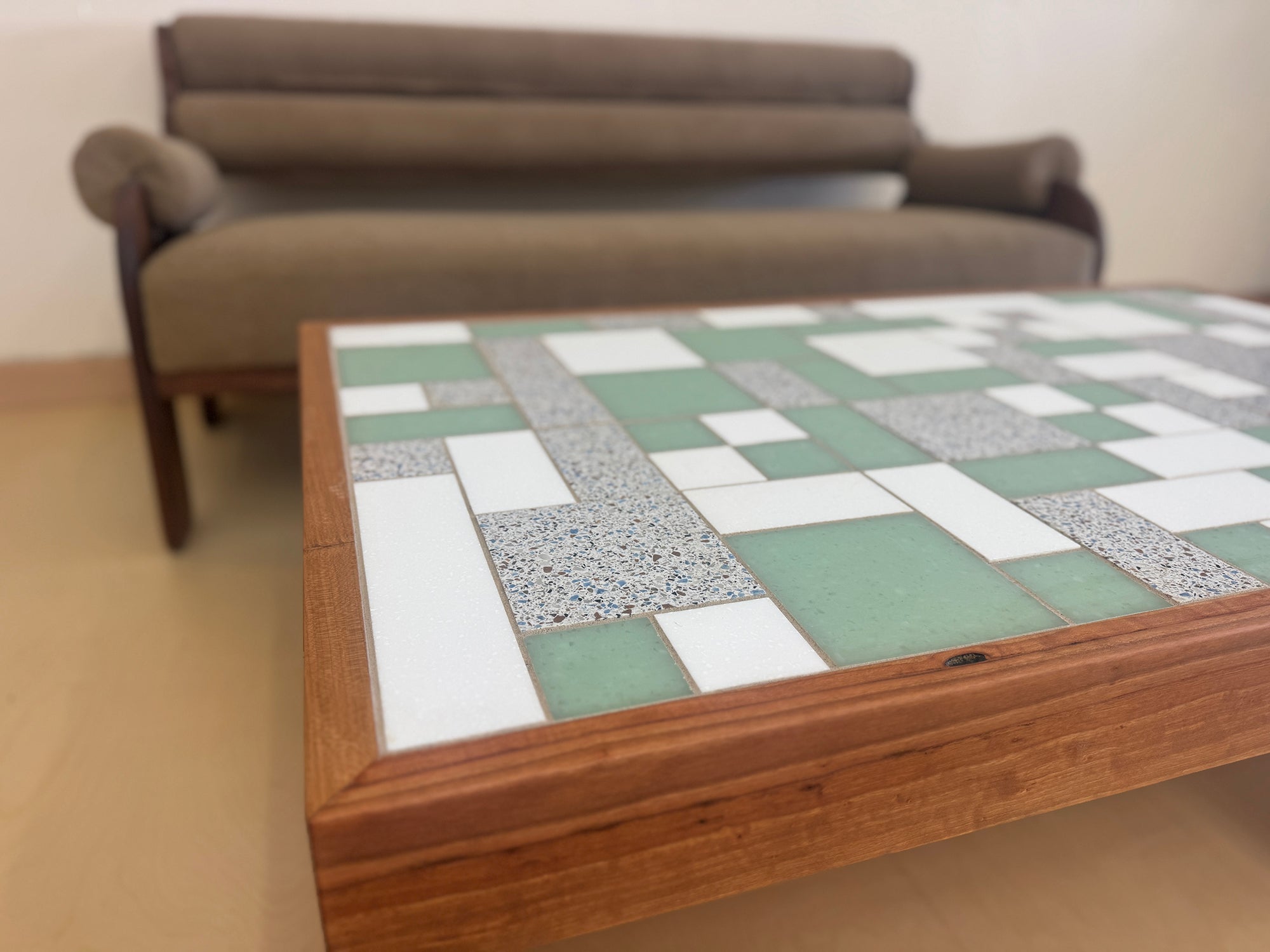 Sean's Cherry Tiled Coffee Table - ONE OFF