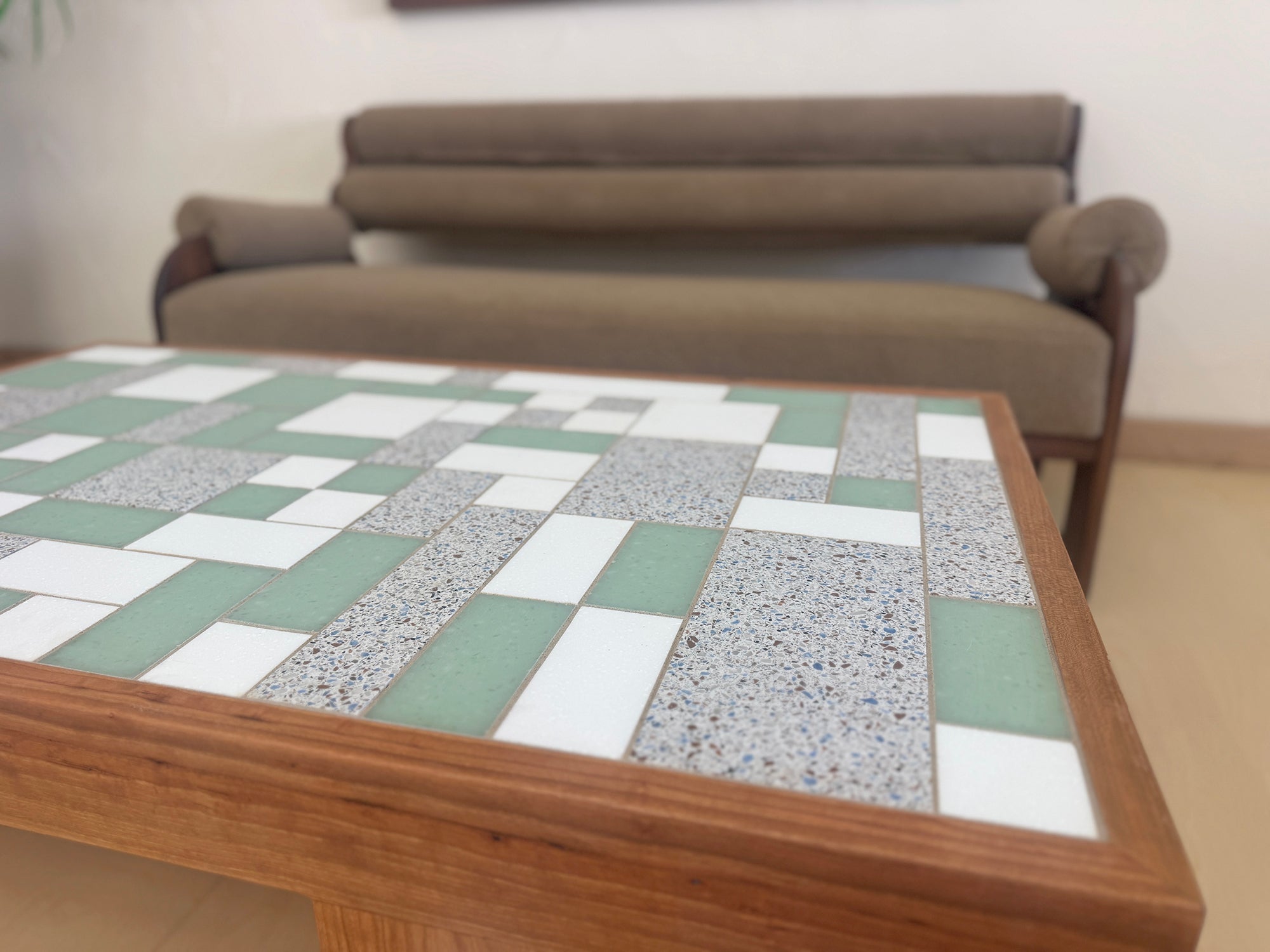 Sean's Cherry Tiled Coffee Table - ONE OFF
