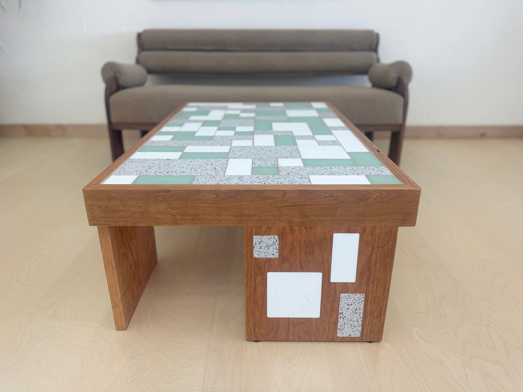 Sean's Cherry Tiled Coffee Table - ONE OFF